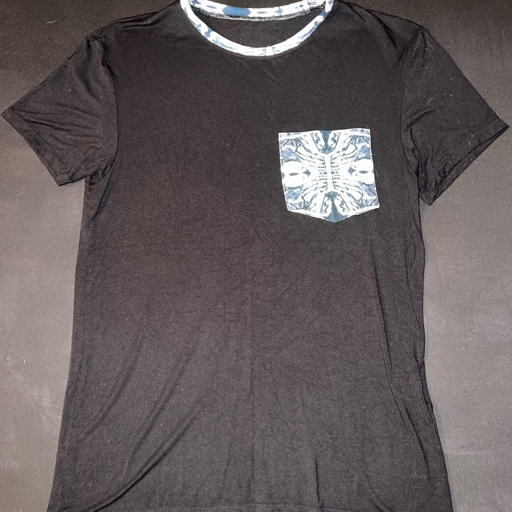 XS Bone Machine pocket tee by Blackmilk Clothing